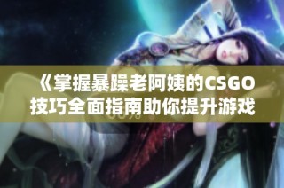 《掌握暴躁老阿姨的CSGO技巧全面指南助你提升游戏水平》