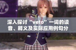 深入探讨“veto”一词的读音、释义及实际应用例句分析