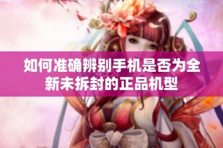 如何准确辨别手机是否为全新未拆封的正品机型