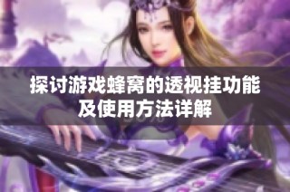 探讨游戏蜂窝的透视挂功能及使用方法详解