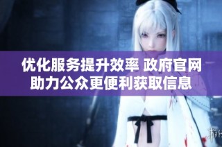 优化服务提升效率 政府官网助力公众更便利获取信息