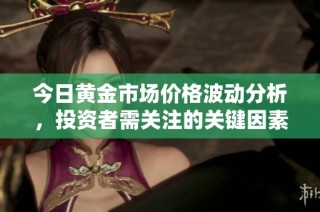 今日黄金市场价格波动分析，投资者需关注的关键因素