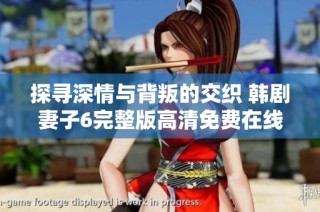 探寻深情与背叛的交织 韩剧妻子6完整版高清免费在线观看
