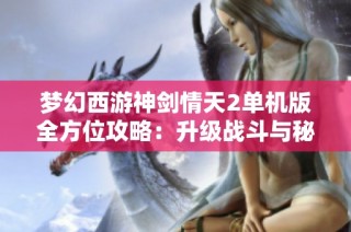 梦幻西游神剑情天2单机版全方位攻略：升级战斗与秘籍全解密