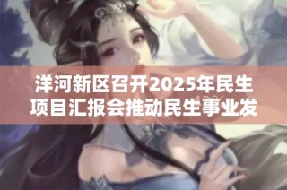 洋河新区召开2025年民生项目汇报会推动民生事业发展新征程