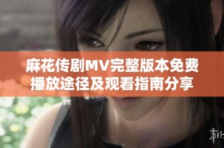 麻花传剧MV完整版本免费播放途径及观看指南分享