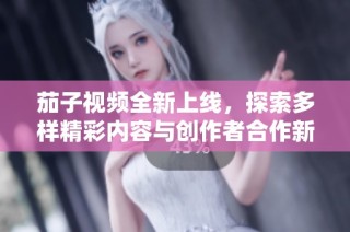 茄子视频全新上线，探索多样精彩内容与创作者合作新模式