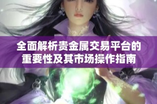 全面解析贵金属交易平台的重要性及其市场操作指南