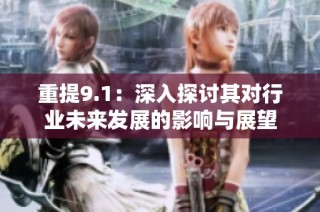 重提9.1：深入探讨其对行业未来发展的影响与展望