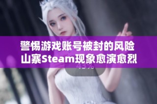 警惕游戏账号被封的风险 山寨Steam现象愈演愈烈