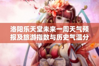洛阳乐天堂未来一周天气预报及旅游指数与历史气温分析