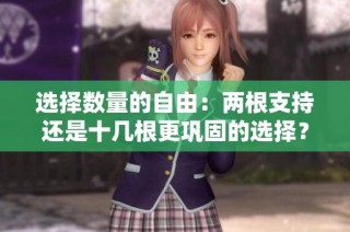 选择数量的自由：两根支持还是十几根更巩固的选择？