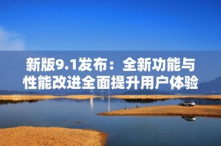 新版9.1发布：全新功能与性能改进全面提升用户体验
