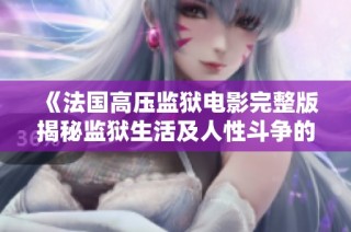 《法国高压监狱电影完整版揭秘监狱生活及人性斗争的故事》