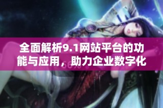 全面解析9.1网站平台的功能与应用，助力企业数字化转型新机遇