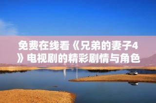 免费在线看《兄弟的妻子4》电视剧的精彩剧情与角色分析