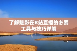 了解魅影在B站直播的必要工具与技巧详解