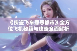《侠盗飞车罪恶都市》全方位飞机秘籍与攻略全面解析与分享