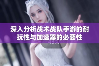 深入分析战术战队手游的耐玩性与加速器的必要性