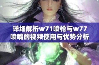 详细解析w71喷枪与w77喷嘴的视频使用与优势分析