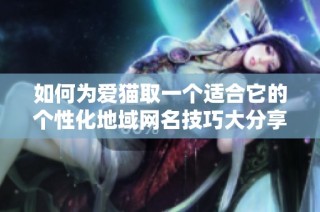 如何为爱猫取一个适合它的个性化地域网名技巧大分享