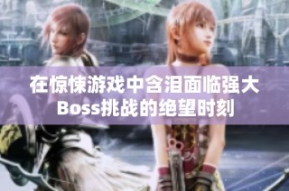 在惊悚游戏中含泪面临强大Boss挑战的绝望时刻