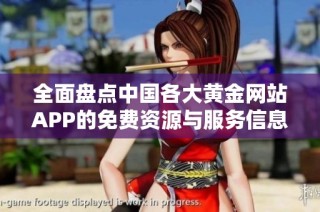 全面盘点中国各大黄金网站APP的免费资源与服务信息