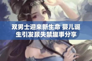 双男士迎来新生命 婴儿诞生引发尿失禁趣事分享
