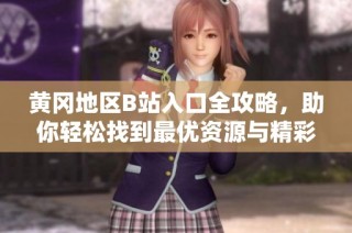 黄冈地区B站入口全攻略，助你轻松找到最优资源与精彩内容