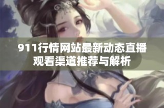 911行情网站最新动态直播观看渠道推荐与解析