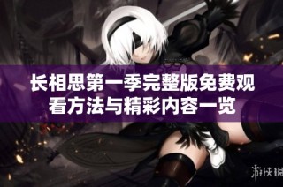 长相思第一季完整版免费观看方法与精彩内容一览