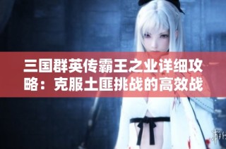 三国群英传霸王之业详细攻略：克服土匪挑战的高效战法解析