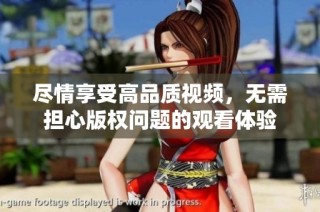 尽情享受高品质视频，无需担心版权问题的观看体验