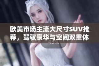 欧美市场主流大尺寸SUV推荐，驾驭豪华与空间双重体验