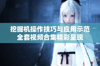 挖掘机操作技巧与应用示范全套视频合集精彩呈现