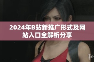 2024年B站新推广形式及网站入口全解析分享