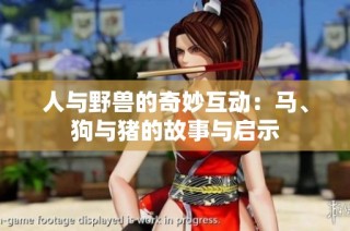 人与野兽的奇妙互动：马、狗与猪的故事与启示