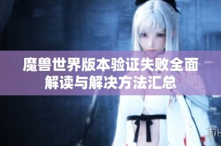魔兽世界版本验证失败全面解读与解决方法汇总