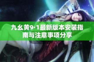 九幺黄9·1最新版本安装指南与注意事项分享