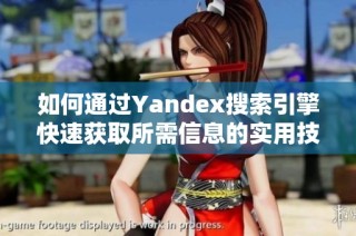 如何通过Yandex搜索引擎快速获取所需信息的实用技巧与建议