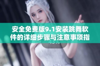 安全免费版9.1安装跳舞软件的详细步骤与注意事项指南