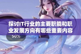 探讨IT行业的主要职能和职业发展方向有哪些重要内容