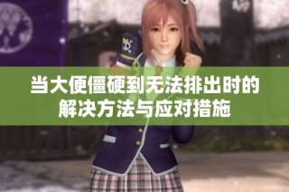 当大便僵硬到无法排出时的解决方法与应对措施