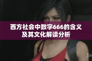 西方社会中数字666的含义及其文化解读分析