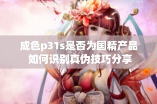 成色p31s是否为国精产品 如何识别真伪技巧分享