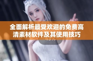 全面解析最受欢迎的免费高清素材软件及其使用技巧