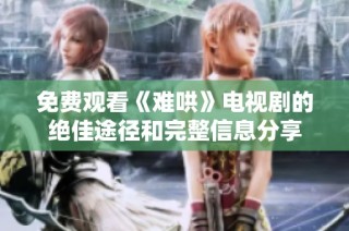 免费观看《难哄》电视剧的绝佳途径和完整信息分享