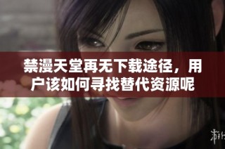 禁漫天堂再无下载途径，用户该如何寻找替代资源呢