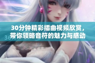 30分钟精彩插曲视频欣赏，带你领略音符的魅力与感动