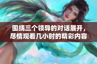 围绕三个领导的对话展开，尽情观看几小时的精彩内容